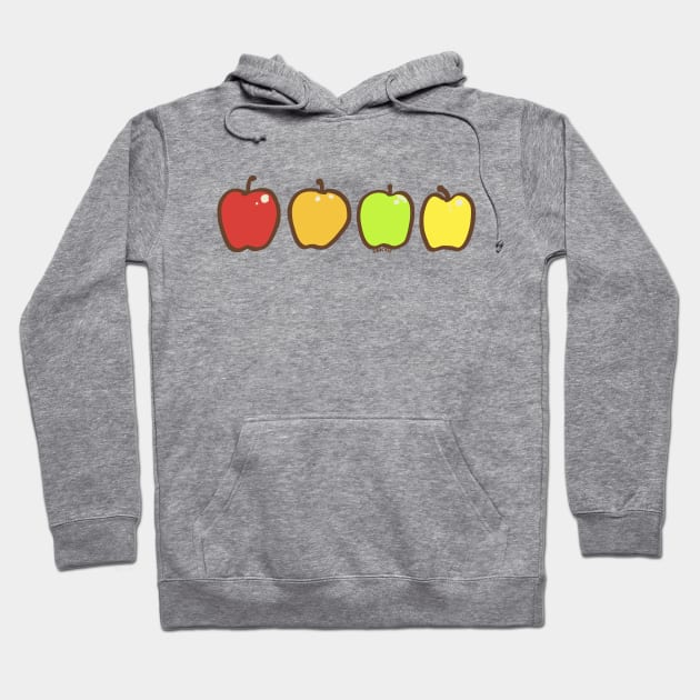 Harvest Apples Hoodie by Jan Grackle